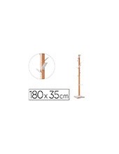 PERCHERO MADERA PAPERFLOW HAYA 8 COLGADORES PARAGUERO BL.ALTURA 180CM 2
