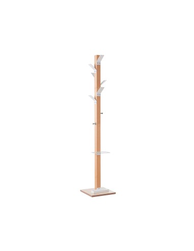 PERCHERO MADERA PAPERFLOW HAYA 8 COLGADORES PARAGUERO BL.ALTURA 180CM
