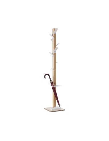 PERCHERO MADERA PAPERFLOW HAYA 8 COLGADORES PARAGUERO BL.ALTURA 180CM