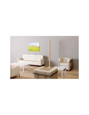 PERCHERO MADERA PAPERFLOW HAYA 8 COLGADORES PARAGUERO BL.ALTURA 180CM