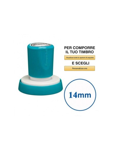 SELLO XSTAMPER QUIX PERSO.NG.REDONDO DIAMETRO 14MM Q-32