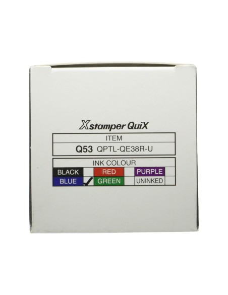 SELLO XSTAMPER QUIX PERSO.AZ.RED 38MM Q-53