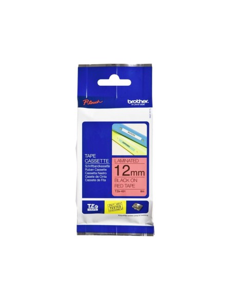 TZ-431 CINTA BROTHER NG./RJ. 12MMX8MT.