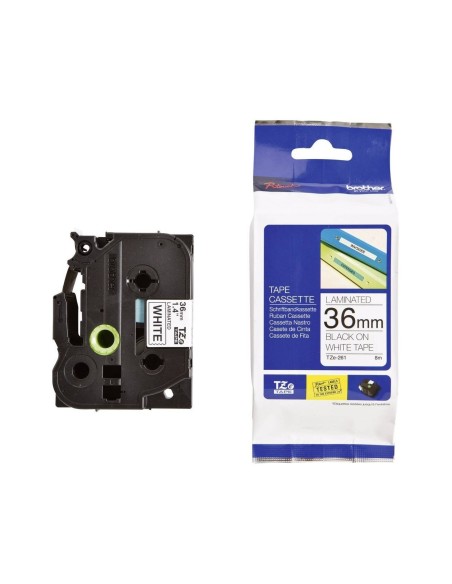TZ-261 CINTA BROTHER BL./NG. 36MMX8MT.