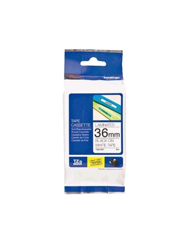TZ-261 CINTA BROTHER BL./NG. 36MMX8MT.