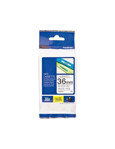 TZ-261 CINTA BROTHER BL./NG. 36MMX8MT.