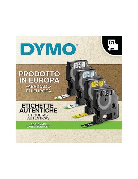 CINTA DYMO 45803 19MMX7MT NG./BL. D1