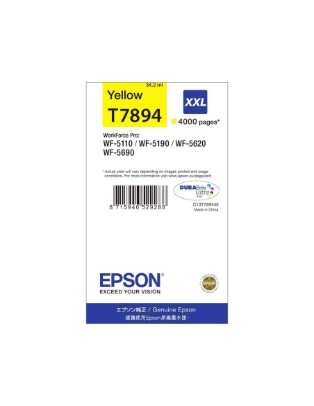 C13T789440 CARTUCHO EPSON T7894 WF-5110/5190 79 XXL AM. 4000 PG.