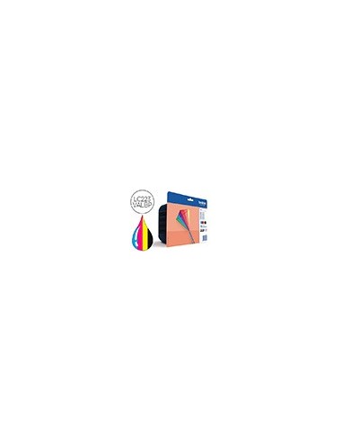 LC-223VALBP CARTUCHO BROTHER RAINBOW PK. ALTA CAP. 550 PG.