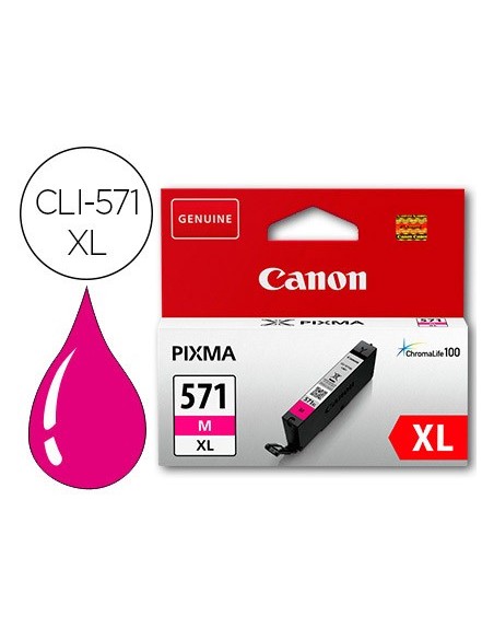 0333C001 CARTUCHO CANON CLI-571XL MAG. 500 PG.