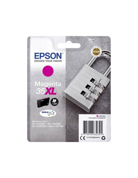 C13T35934010 CARTUCHO EPSON WF-4720DWFL/WF-4740DTWF XL MAG. 1900 PG.