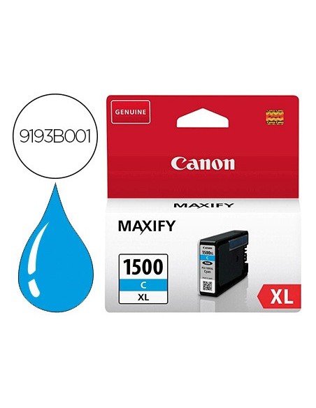 9193B001 CARTUCHO CANON PGI-1500XL CIAN 1200 PG.