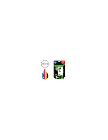 X4D37AE CARTUCHO HP Nº 302 MULTIPACK 195 PG.