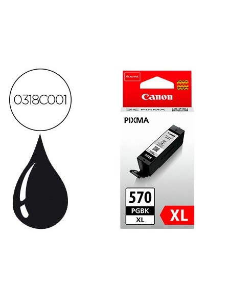 0318C001 CARTUCHO CANON PGI-570PGBK NG. 500 PG.