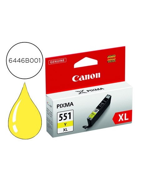 6446B001 CARTUCHO CANON CLI-551XL AM. 695 PG.