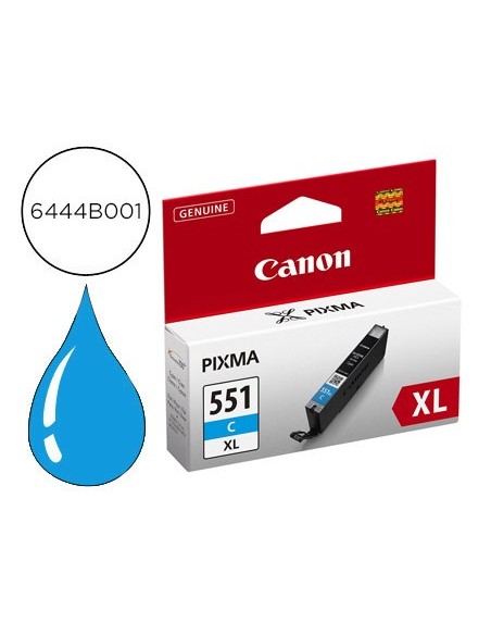 6444B001 CARTUCHO CANON CLI-551XL CIAN 695 PG.