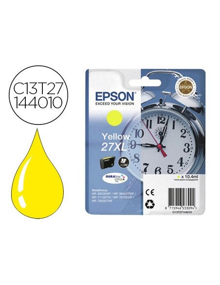 C13T27144012 CARTUCHO EPSON WF-3620/7110 27XL AM. 1100 PG.