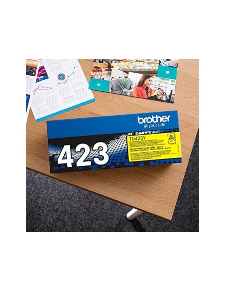 TN-423Y TONER BROTHER AM. 6500 PG.