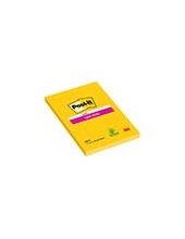 BLOC NOTAS ADH. POST-IT SUPER STICKY 102X152MM HORIZONTAL 75H. AM. 2