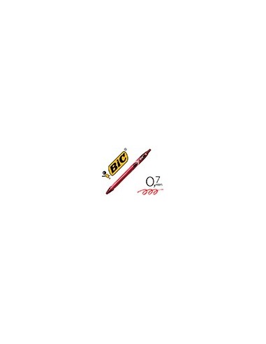 BOLIGRAFO BIC GELOCITY QUICK DRY RETRACTIL TINTA GEL RJ.PUNTA 0,7 MM