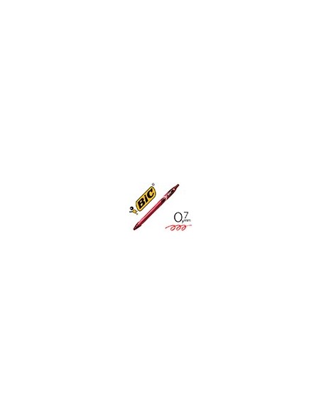 BOLIGRAFO BIC GELOCITY QUICK DRY RETRACTIL TINTA GEL RJ.PUNTA 0,7 MM