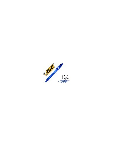BOLIGRAFO BIC GELOCITY QUICK DRY RETRACTIL TINTA GEL AZ.PUNTA 0,7 MM