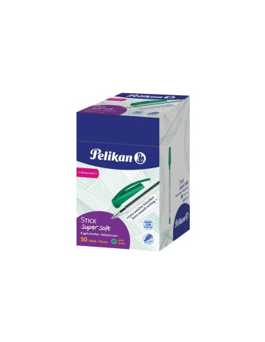 BOLIGRAFO PELIKAN STICK SUPER SOFT VERDE