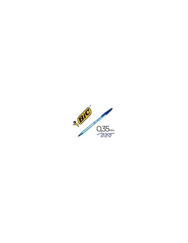 BOLIGRAFO BIC CRISTAL SOFT AZ. PUNTA 1,2MM
