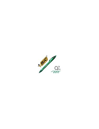 BOLIGRAFO BIC GELOCITY QUICK DRY RETRACTIL TINTA GEL VER.PUNTA 0,7 MM