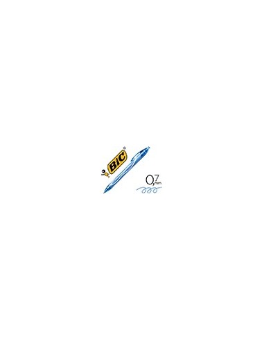 BOLIGRAFO BIC GELOCITY QUICK DRY RETRACTIL TINTA GEL TUR.PUNTA 0,7 MM