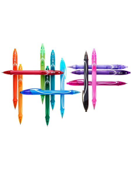 BOLIGRAFO BIC GELOCITY QUICK DRY RETRACTIL TINTA GEL TUR.PUNTA 0,7 MM