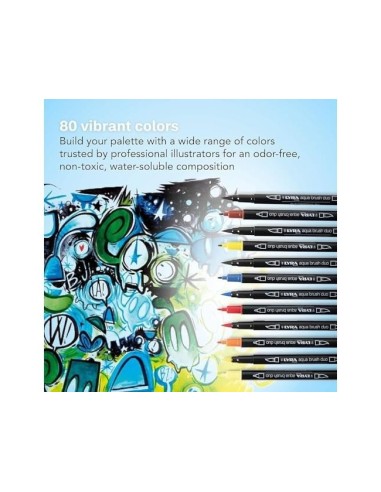 ROTULADOR LYRA AQUA BRUSH ACUARELABLE DOBLE FINA PINCEL NG.