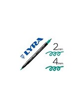 ROTULADOR LYRA AQUA BRUSH ACUARELABLE DOBLE FINA PINCEL VE. NOCHE 2