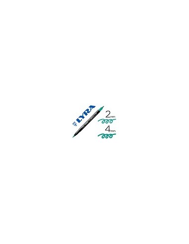 ROTULADOR LYRA AQUA BRUSH ACUARELABLE DOBLE FINA PINCEL VE. NOCHE