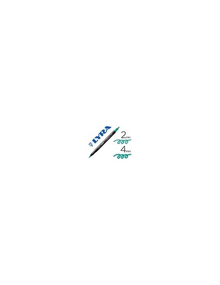 ROTULADOR LYRA AQUA BRUSH ACUARELABLE DOBLE FINA PINCEL VE. NOCHE