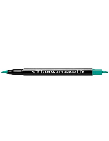 ROTULADOR LYRA AQUA BRUSH ACUARELABLE DOBLE FINA PINCEL VE. NOCHE