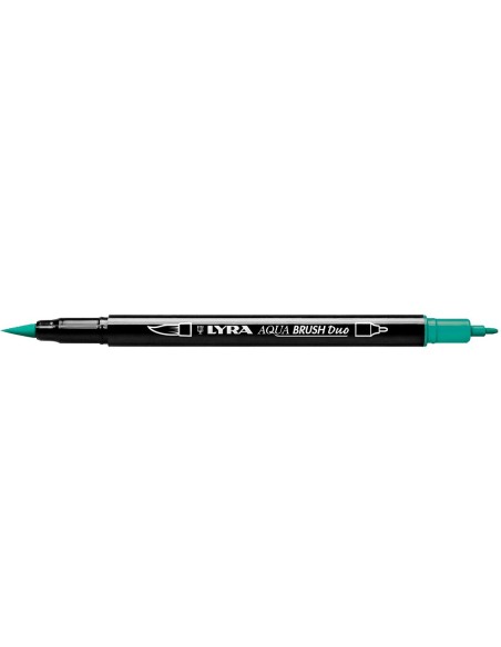 ROTULADOR LYRA AQUA BRUSH ACUARELABLE DOBLE FINA PINCEL VE. NOCHE