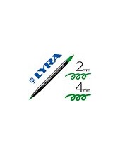 ROTULADOR LYRA AQUA BRUSH ACUARELABLE DOBLE FINA PINCEL VE. 2