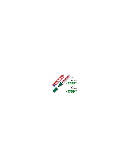 ROTULADOR EDDING PUNTA FIBRA PERM.550 VERDE  N.4 PUNTA RED.