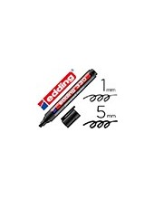 ROTULADOR EDDING MARCADOR PERM 330 NEGRO PUNTA BISELADA 1-5 MM RECARG 2