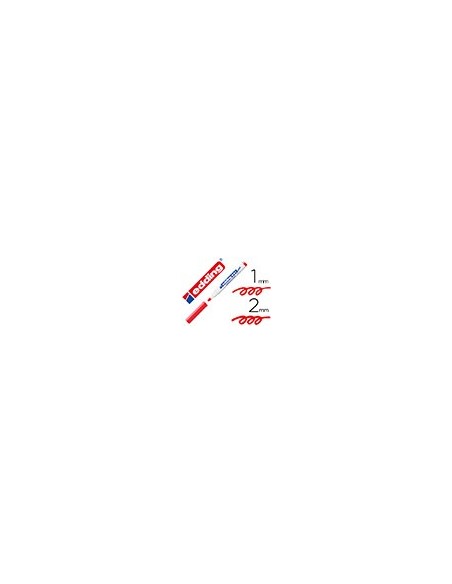 ROTULADOR EDDING  PIZARRA BLANCA 661 RJ. PUNTA RED 1-2MM RECARGABLE