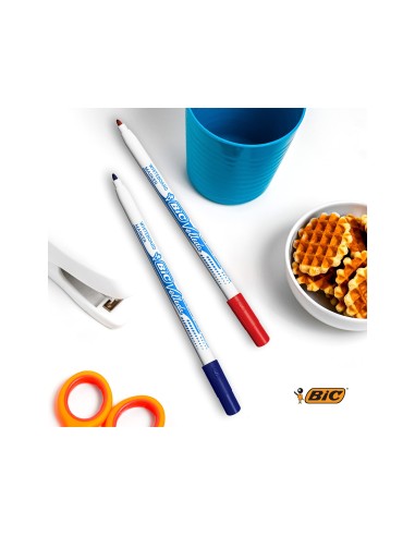 ROTULADOR BIC VELLEDA FINO PARA PIZARRA ROJO PUNTA 1MM