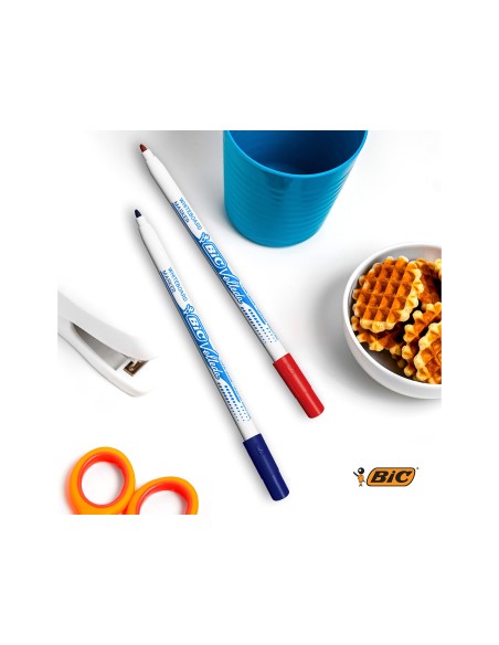 ROTULADOR BIC VELLEDA FINO PARA PIZARRA ROJO PUNTA 1MM