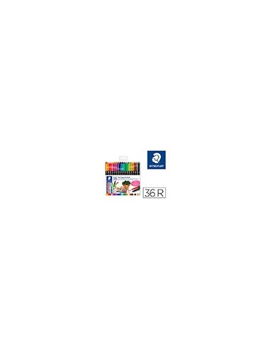 ROTULADOR STAEDTLER PERMANENTE DOBLE 3187  36 UD.SURT.