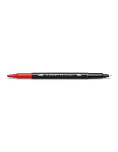 ROTULADOR STAEDTLER PERMANENTE DOBLE 3187  36 UD.SURT.