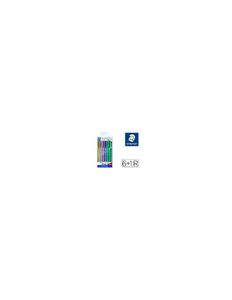 ROTULADOR STAEDTLER MET.8323 6 UD.SURT.+ 1 CALIBRADO 308 C2-9