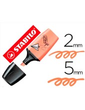 ROTULADOR STABILO BOSS MINI PASTELLOVE MELOCOTON SEDOSO