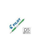 PORTAMINAS PILOT SUPER GRIP VER.CLARO 0,5 MM SUJECION CAUCHO 2