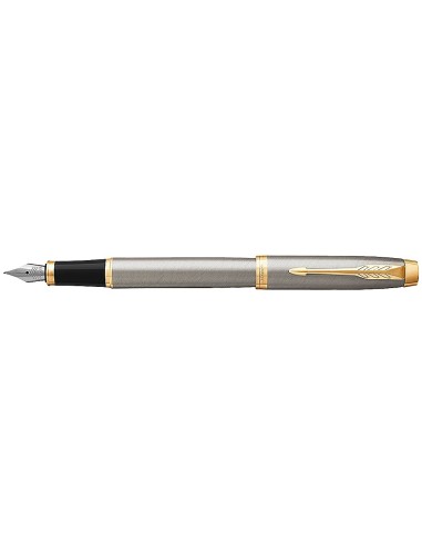 PLUMA PARKER IM METAL CEPILLADO GT