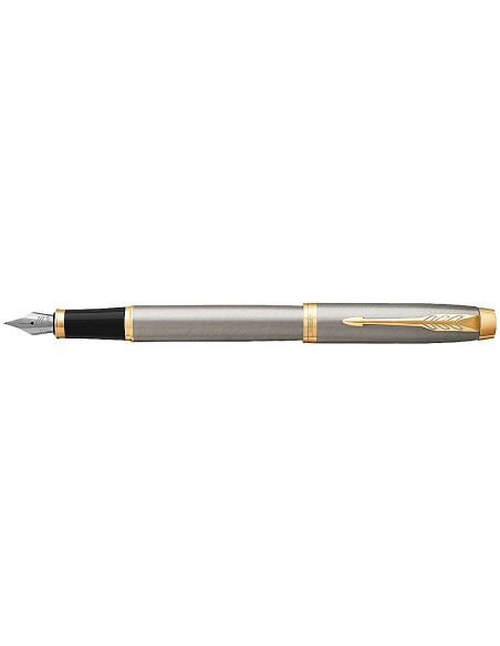 PLUMA PARKER IM METAL CEPILLADO GT